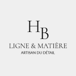 Création logo Ligne & Matière artisan du détail. Portfolio graphiste.