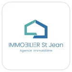 Conception logo Immobilière Saint Jean agence immobilière. Portfolio graphiste.