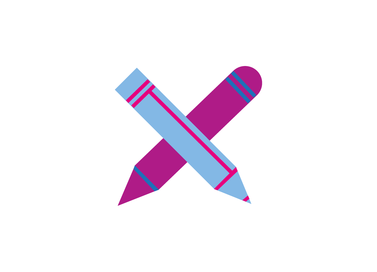 Illustration pictogramme crayon