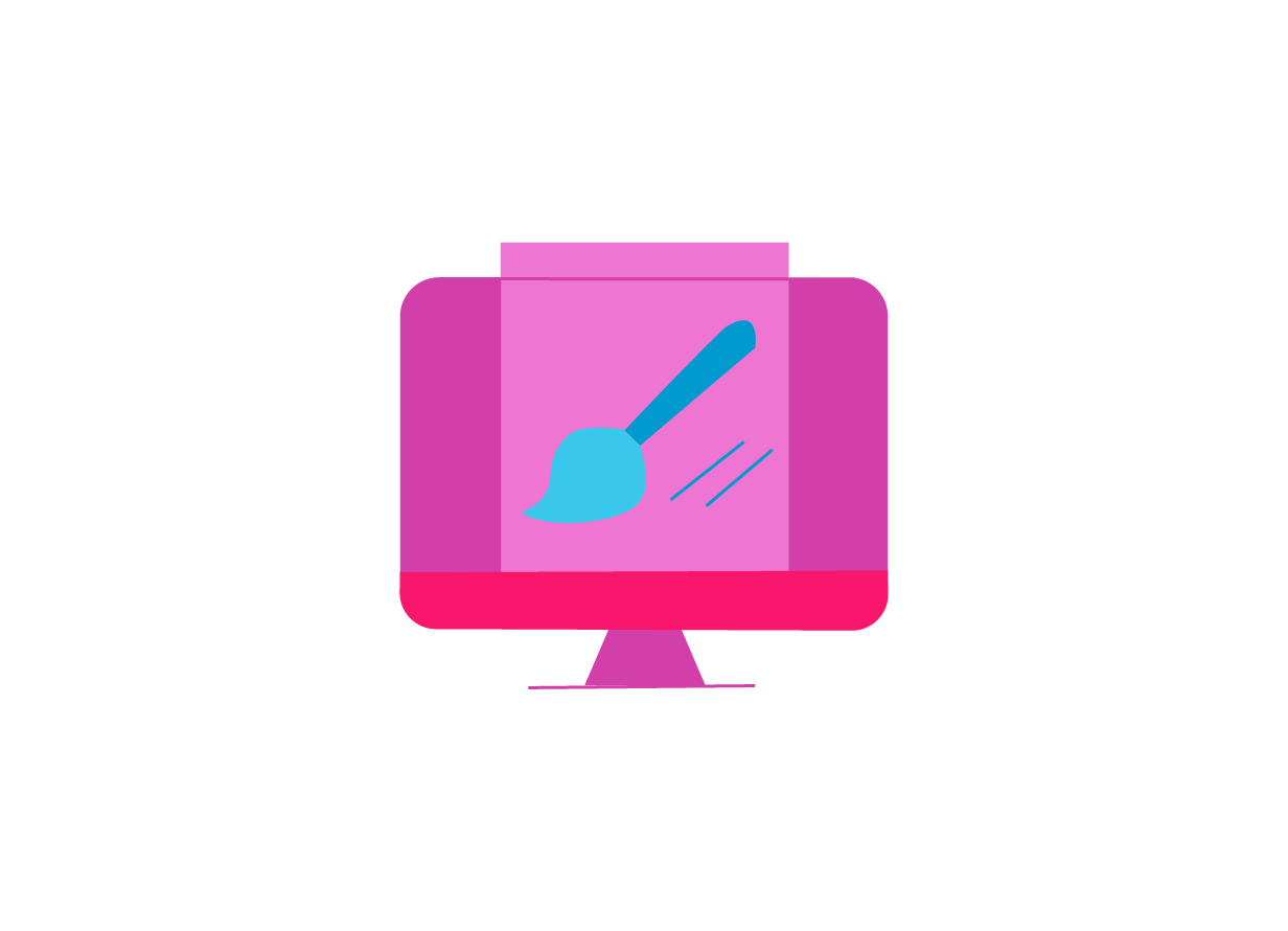 Illustration pictogramme écran